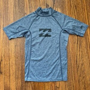 Billabong youth performance fit surf swim shirt rash guard, size XS 8